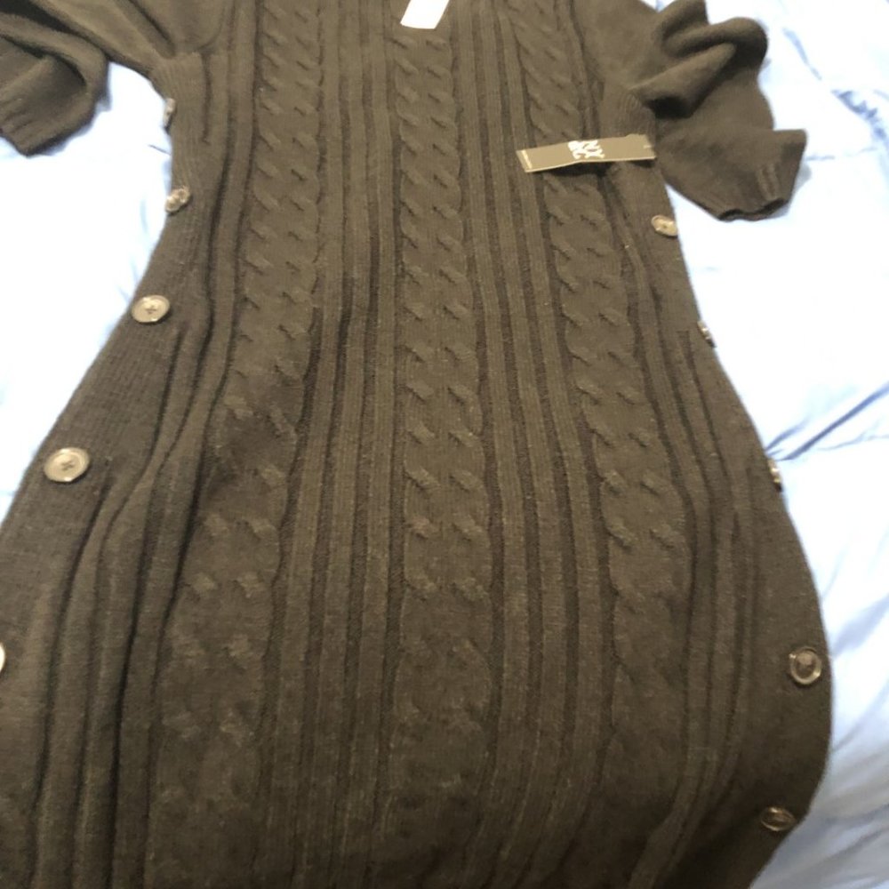 Long Black sweater- brand new